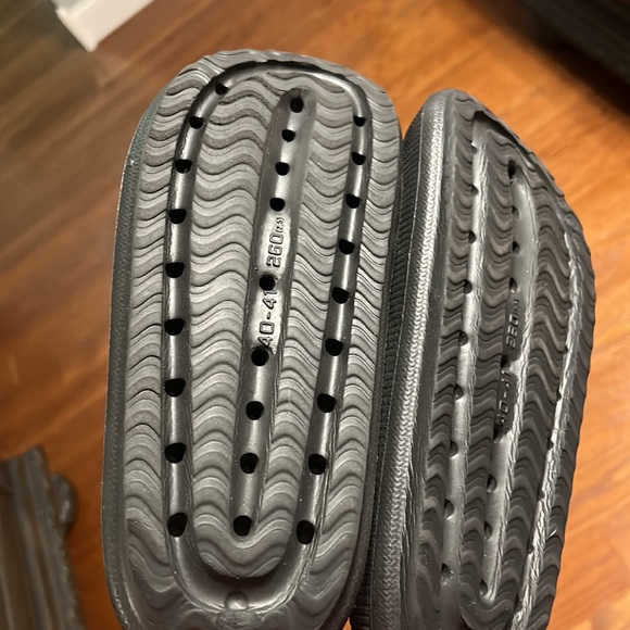 Excellent Condition black Cushion Rubber Slides 40/41 - Picture 3 of 4